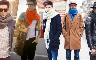 echarpe homme hiver