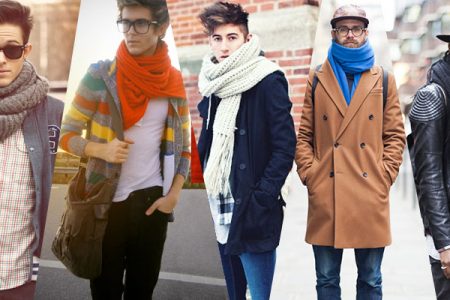 echarpe homme hiver