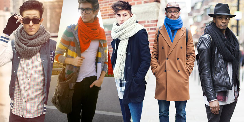 echarpe homme hiver