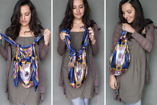 transformer foulard sac