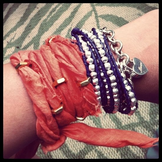 bracelet foulard