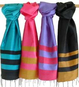 foulard soie cambodgienne cambodge