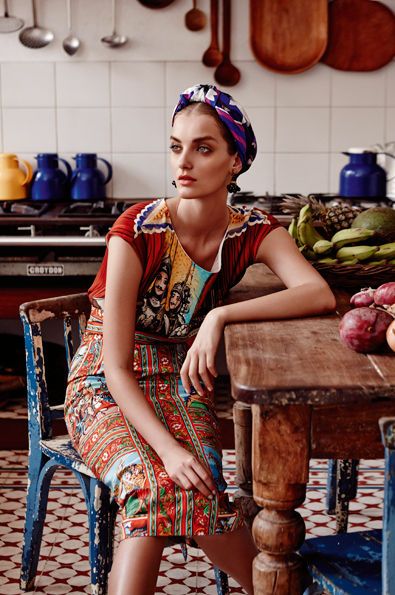 porter foulard vintage